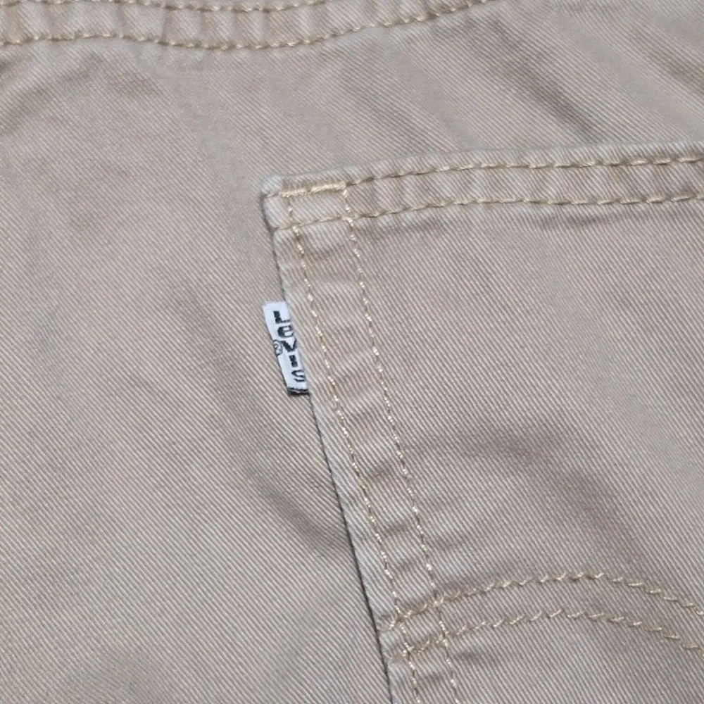 Levi's 511 Slim Fit Pants Mens W35 L30.5 Tan Khaki Cotton